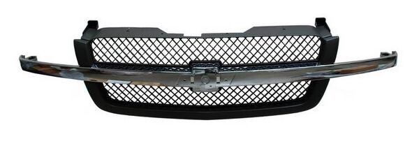 Parrilla para Camioneta Chevrolet 2003, 2004, 2005, 2006, 2007 Custom Corrugada
