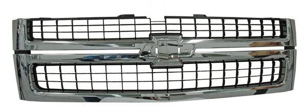 Parrilla para Camioneta Chevrolet 2007, 2008, 2009, 2010 2500/ 3500 Cromada