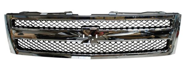 Parrilla para Camioneta Chevrolet 2007, 2008, 2009, 2010, 2011, 2012, 2013 - Cromada Rombos