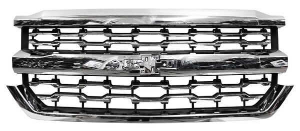 Parrilla para Camioneta Chevrolet Silverado 2016, 2017, 2018 Cromada, de Panal