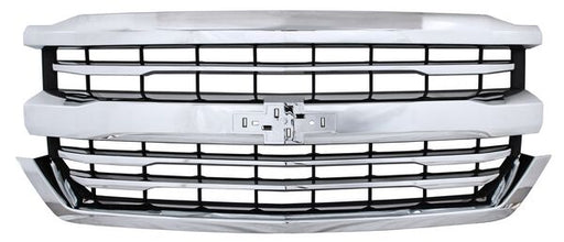Parrilla Camioneta Para Chevrolet 2016, 2017, 2018 Silverado Cromada Lineas Cromadas