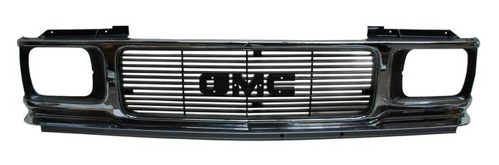 Parrilla para S10 1991, 1992, 1993, 1994 para GMC Filo Cromado