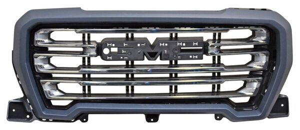 Parrilla para GMC Sierra 2019, 2020, 2021, 2022 SLE, AT4, Denali, color Negra, con Lineas