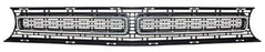 Parrilla para Dodge Challenger 2015, 2016, 2017, 2018, 2019, 2020, 2021, 2022, 2023 Sxt Con Moldura Cromada