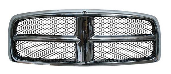 Parrilla para Dodge Ram 2002, 2003, 2004, 2005 Completa Cromada Panal