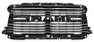 Parrilla para Dodge Ram 2500, 3500 - Años 2019, 2020, 2021, 2022, 2023, 2024 - Negra, Con Moldura Cromada en Lineas