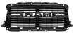 Parrilla para Dodge Ram 2500, 3500 2019, 2020, 2021, 2022, 2023, 2024 - Negra, Con Moldura, Lineas