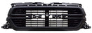 Parrilla para Dodge Ram 1500 - Años 2019, 2020, 2021, 2022, 2023, 2024 - Negra, con Lineas