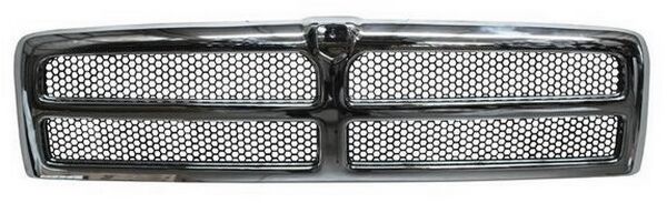 Parrilla para Dodge Ram 1994, 1995, 1996, 1997, 1998, 1999, 2000, 2001, 2002 Ram Cromada