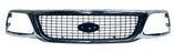 Parrilla para Ford Expedition 1999, 2000, 2001, 2002 Xlt Cromada Fondo Negro