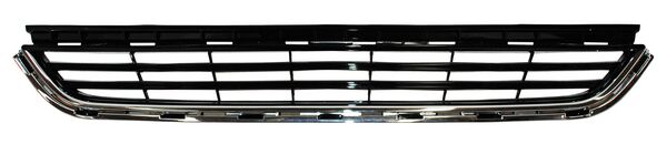 Parrilla para Ford Fiesta 2014, 2015, 2016, 2017, 2018, 2019 Inferior Filo Cromado Tipo USA