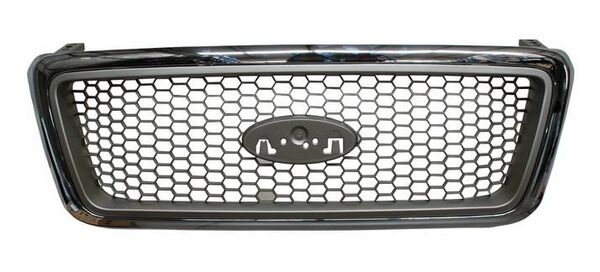 Parrilla para Camioneta Ford 2004, 2005, 2006, 2007, 2008 Lobo Crew Cabina Cromada