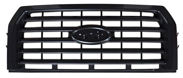 Parrilla para Camioneta Ford 2015, 2016, 2017 Lobo/ F150 Negra Lineas Cromadascc
