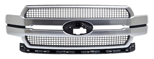 Parrilla Camioneta Ford Lobo 2018, 2019, 2020 Plata Con Moldura Satin