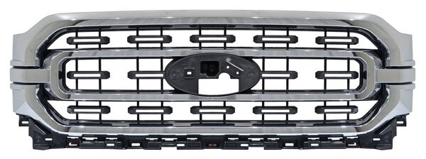 Parrilla para Ford Lobo 2021, 2022, 2023 - Con Moldura Cromada