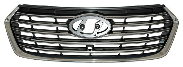 Parrilla para Hyundai Santa Fe Sport 2017, 2018 - Con Hoyo Para Camara