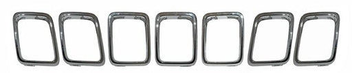 Parrilla para Jeep Compass 2018, 2019, 2020, 2021 & 2017, 2018, 2019 - Cromada, Biseles
