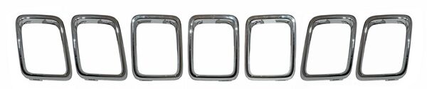Parrilla para Jeep Compass 2018, 2019, 2020, 2021 & 2017, 2018, 2019 - Cromada, Biseles