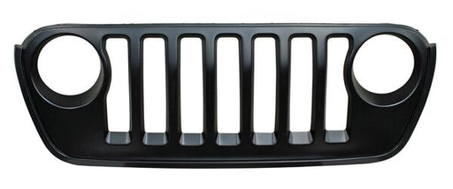 Parrilla para Jeep Wrangler 2018, 2019, 2020, 2021, 2022, 2023 - Negra Con Moldura
