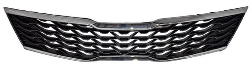 Parrilla para Kia Optima 2019, 2020, 2021 - Gris Osc Filo Cromado 2