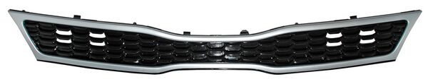 Parrilla para Kia Rio 2016, 2017 (5 Puertas)/ 2012, 2013, 2014, 2015, 2016 Filo Plata