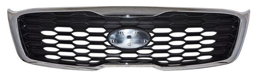 Parrilla para Kia Sorento 2019, 2020 Lx Negra Con Moldura Cromada