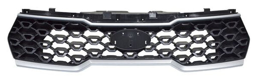Parrilla para Kia Sorento 2021 Con Moldura Plata Para Emblema Oval