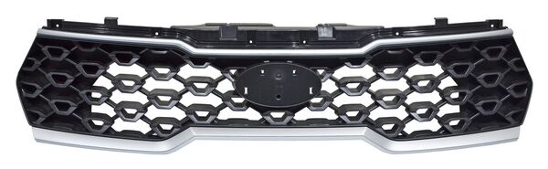 Parrilla para Kia Sorento 2021 Con Moldura Plata Para Emblema Oval