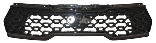 Parrilla para Kia Sorento 2021, 2022, 2023 - Con Moldura Negra, Sin Hoyo Para Camara Para Emblema Oval
