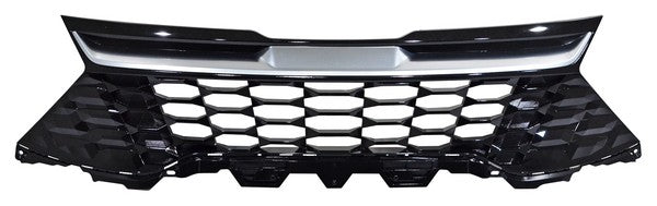 Parrilla para Kia Sportage 2023, 2024, 2025 - Con Moldura Cromada Sin Hoyo Para Camara