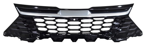 Parrilla para Kia Sportage 2023, 2024, 2025 - Con Moldura Cromada Con Hoyo Para Camara