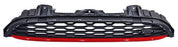 Parrilla para Mini Cooper 2014, 2015, 2016, 2017, 2018, 2019, 2020 - Con Moldura Roja
