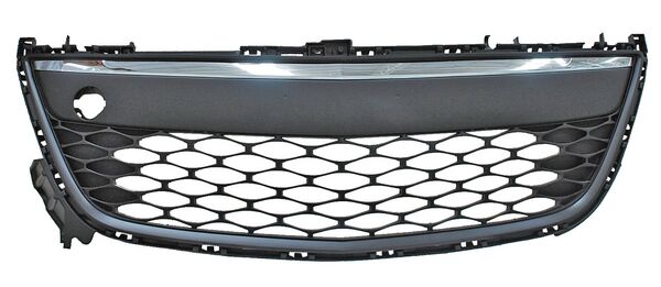 Parrilla para Mazda CX-7, CX7 2010, 2011, 2012 De Fascia Centro Negra Filo Cromado