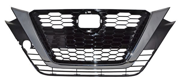 Parrilla para Nissan Altima 2019, 2020, 2021, 2022 - Sin Hoyo Para Camara Con Moldura Cromada Humo