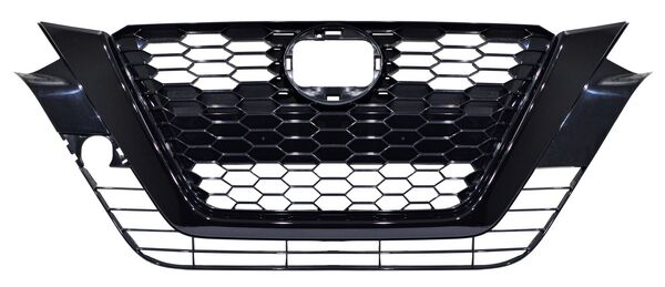 Parrilla para Nissan Altima 2023, 2024 - Sin Hoyo Para Camara Con Moldura Negra