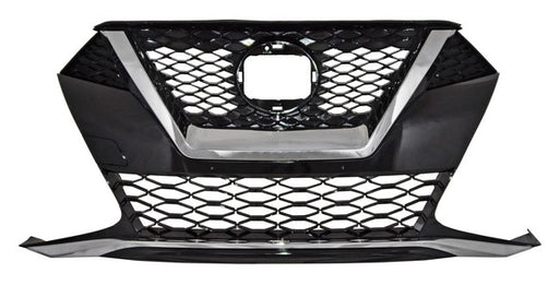 Parrilla para Nissan Maxima 2019, 2020 - Con Moldura Cromada Humo, Sin Hoyo Para Camara