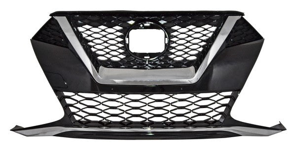 Parrilla para Nissan Maxima 2019, 2020 - Con Moldura Cromada Humo, Sin Hoyo Para Camara