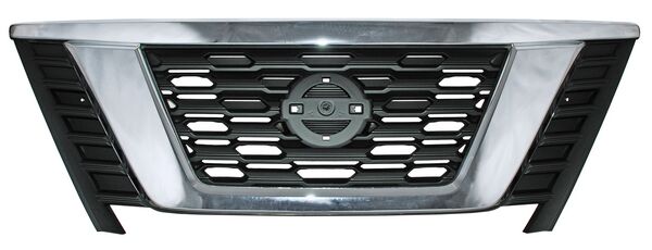 Parrilla para Nissan Urvan 2018, 2019, 2020, 2021, 2022 Corta Cromada .