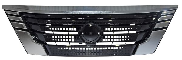 Parrilla para Nissan Urvan 2023, 2024, 2025 Corta Cromado 12 Psajeros