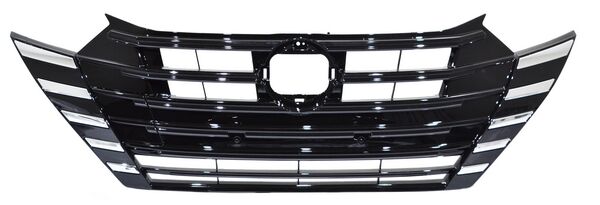 Parrilla para Nissan Versa 2023, 2024, 2025 con Tapa para Tiron Con Moldura Cromada