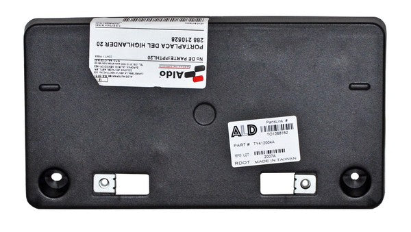 Portaplaca Delantero para Toyota Highlander 2020, 2021, 2022, 2023, 2024, 2025