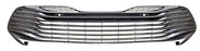 Parrilla para Toyota Camry 2018, 2019, 2020 - Gris/ Plata De Fascia Centro Con Hoyos Para Sensores