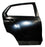 Puerta para Chevrolet Trax 2013, 2014, 2015, 2016, 2017, 2018, 2019, 2020 Trasera, Derecha