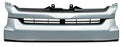 Parrilla para Toyota Hiace 2014, 2015, 2016, 2017, 2018, 2019 - Negra Con Moldura Gris Largo 2015 Pasajeros