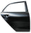 Puerta para Kia Rio 2018, 2019, 2020, 2021, 2022, 2023 5P Trasera, Derecha