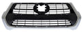 Parrilla para Hilux 2021, 2022, 2023, 2024, 2025, 2026 Con Mold Cromado Negra Lisa