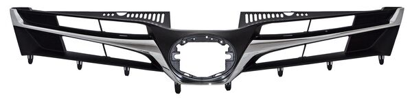 Parrilla para Toyota Sienna 2018, 2019, 2020 - Negra Con Moldura Cromada