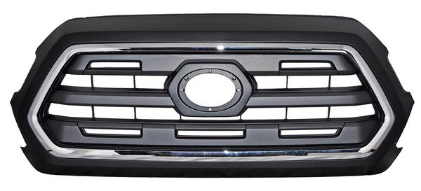 Parrilla para Toyota Tacoma 2016, 2017, 2018, 2019 - Negra Con Moldura Cromada