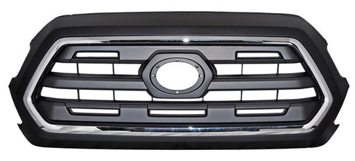 Parrilla para Toyota Tacoma 2016, 2017, 2018, 2019 - Negra Con Moldura Cromada