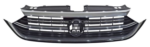 Parrilla para Volkswagen Jetta 2022, 2023, 2024 - Con Moldura Centro Y Superior Cromado